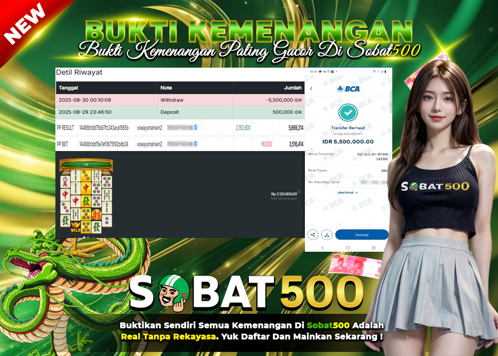 BUKTI JACKPOT SLOT MAHJONG WINS 2 TERPERCAYA DI INDONESIA TGL 30-08-2025