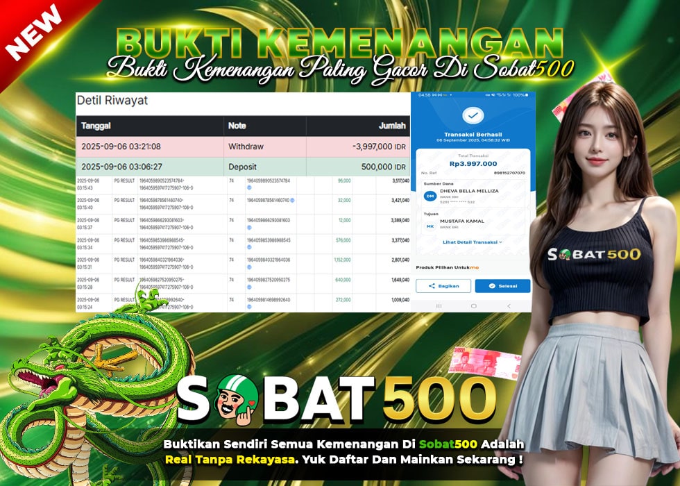 BUKTI JACKPOT SLOT MAHJONG WAYS TERPERCAYA DI INDONESIA TGL 06-09-2025