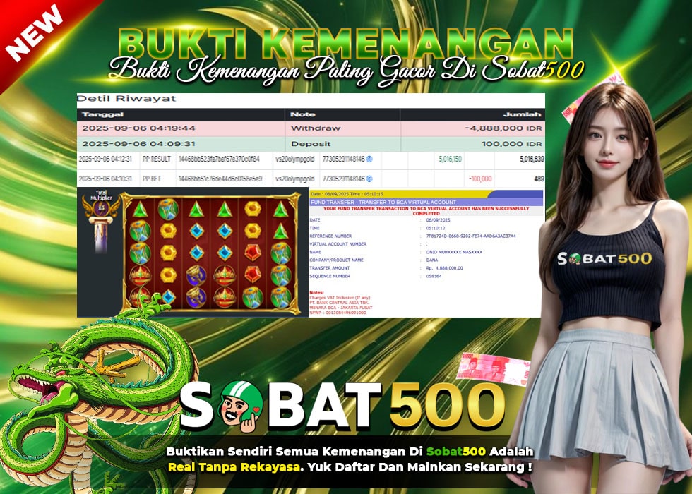 BUKTI JACKPOT SLOT GATES OF OLYMPUS SUPER SCATTER TERPERCAYA DI INDONESIA TGL 06-09-2025